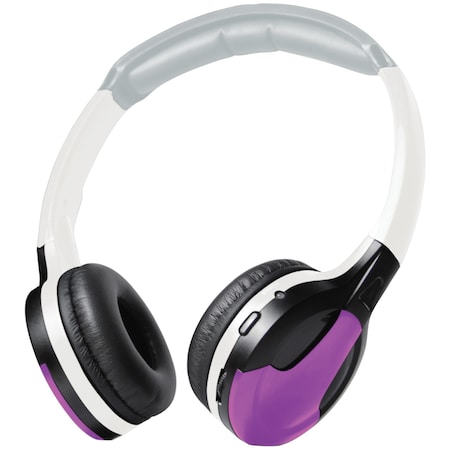 Xovision Universal IR Wireless Foldable Headphones (Purple) IR630PR